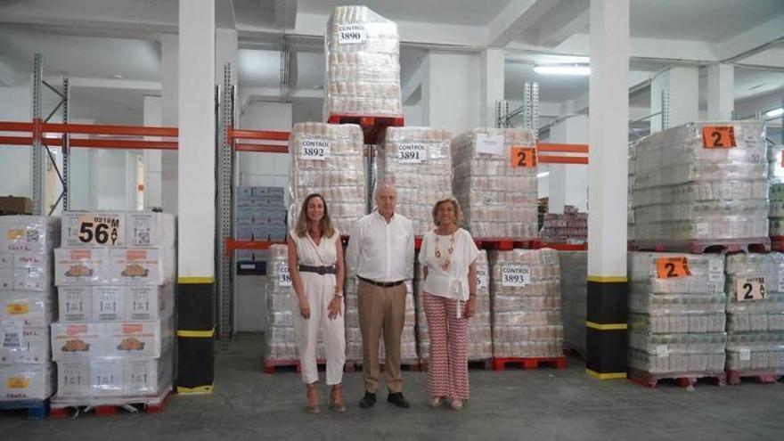 El Banco de Alimentos recibe 21.000 kilos de Fundación CB