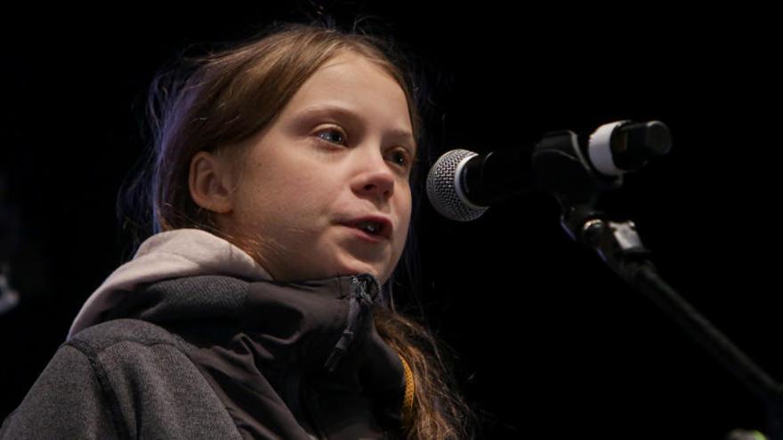 Una imagen de Greta Thunberg.