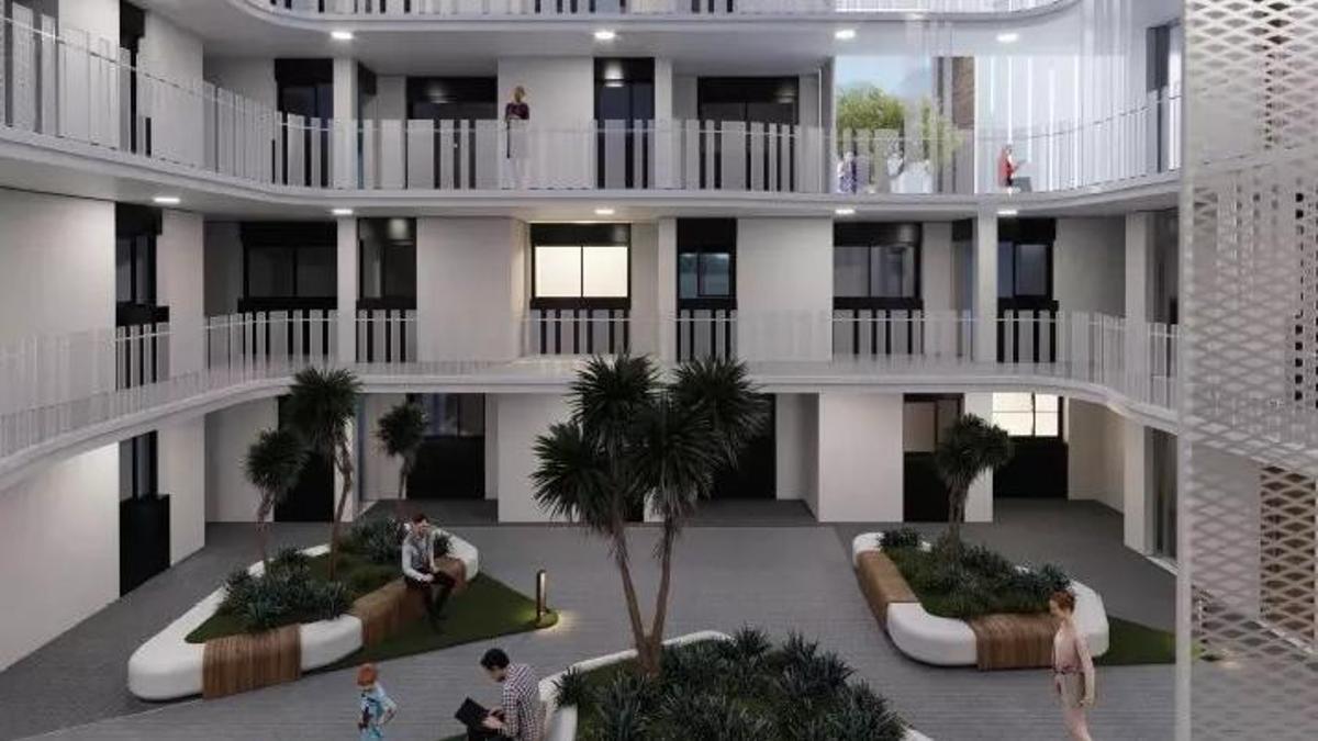 La empresa municipal Pimesa, lanza en Elche la licitación para 76 viviendas de alquiler asequible en Travalón