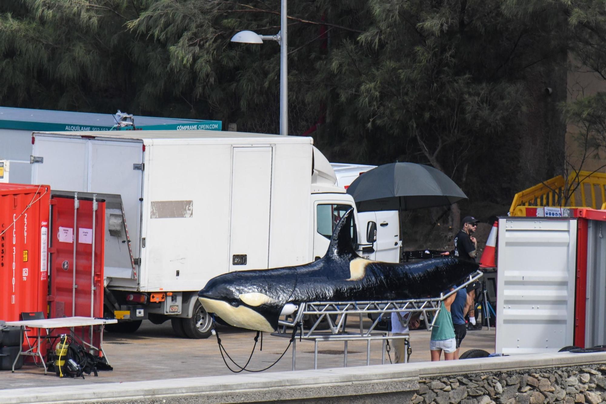 John Travolta sigue su rodaje en aguas de Gran Canaria