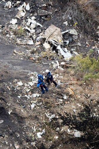 Las imágenes de la tragedia del accidente del avión