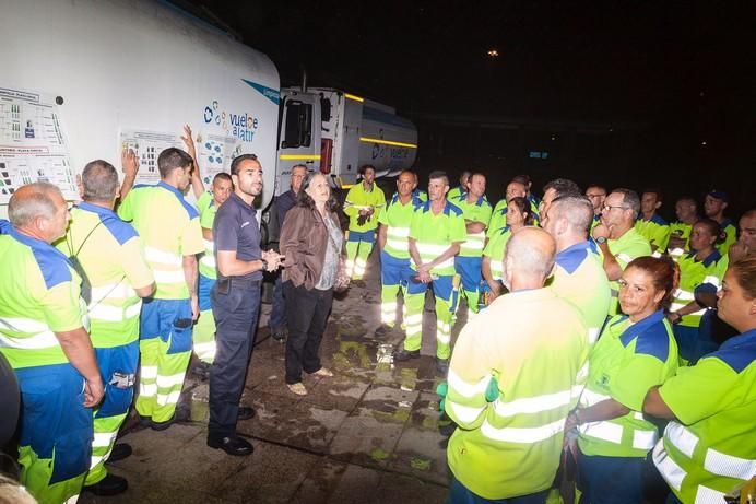 Operativo de limpieza por la Noche de San Juan