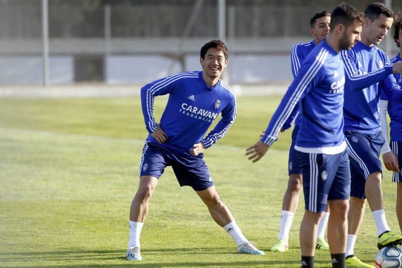 Entrenamiento del Real Zaragoza, 25 de febrero