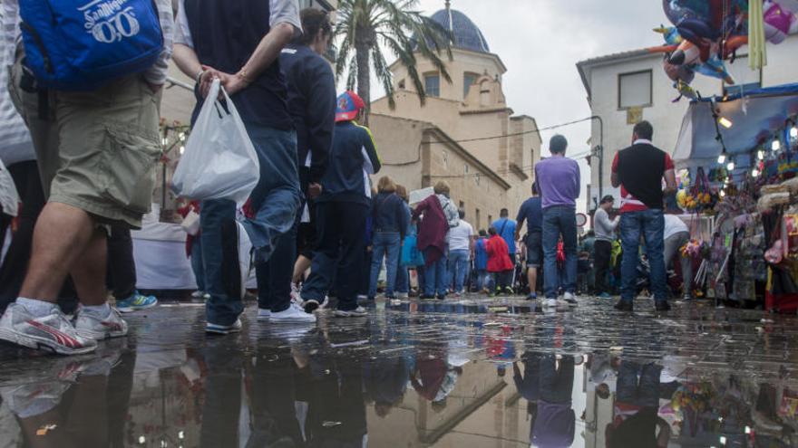 Las previsiones de la Aemet anuncian una Santa Faz pasada por agua