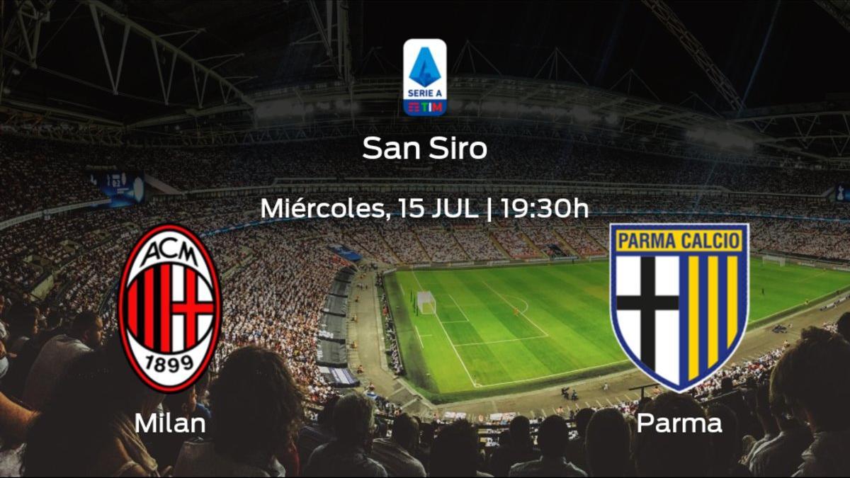 Previa del encuentro: el AC Milan recibe al Parma en la trigésimo tercera jornada