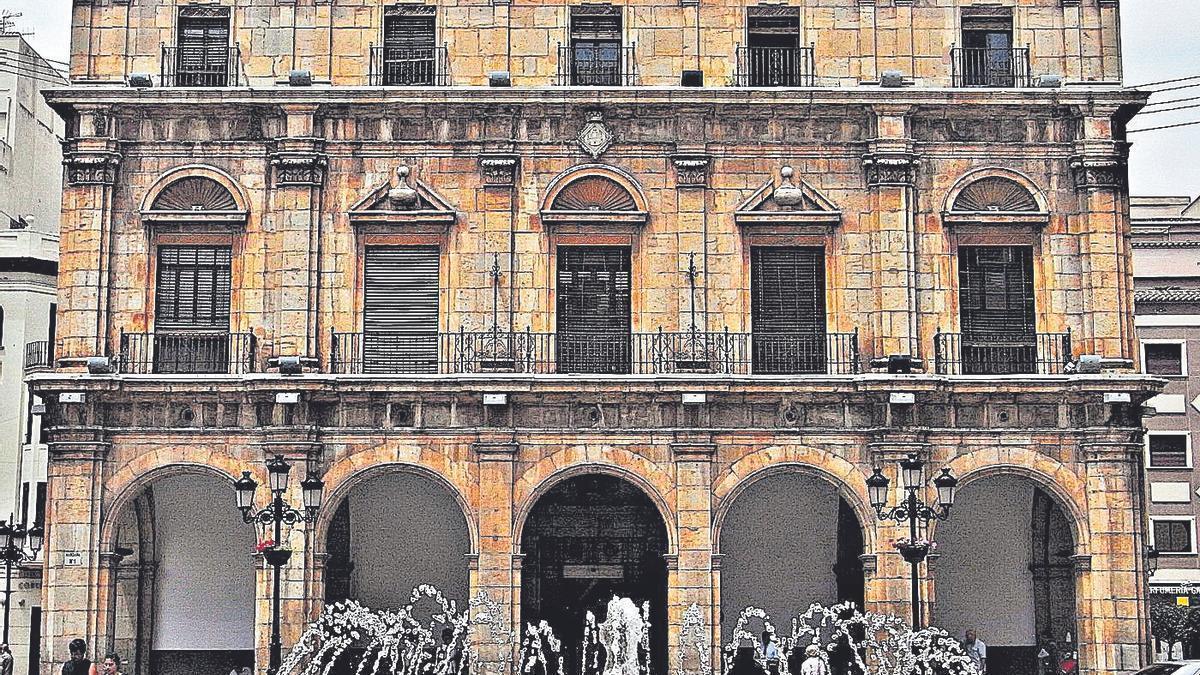 Fachada del ayuntamiento de Castelló.