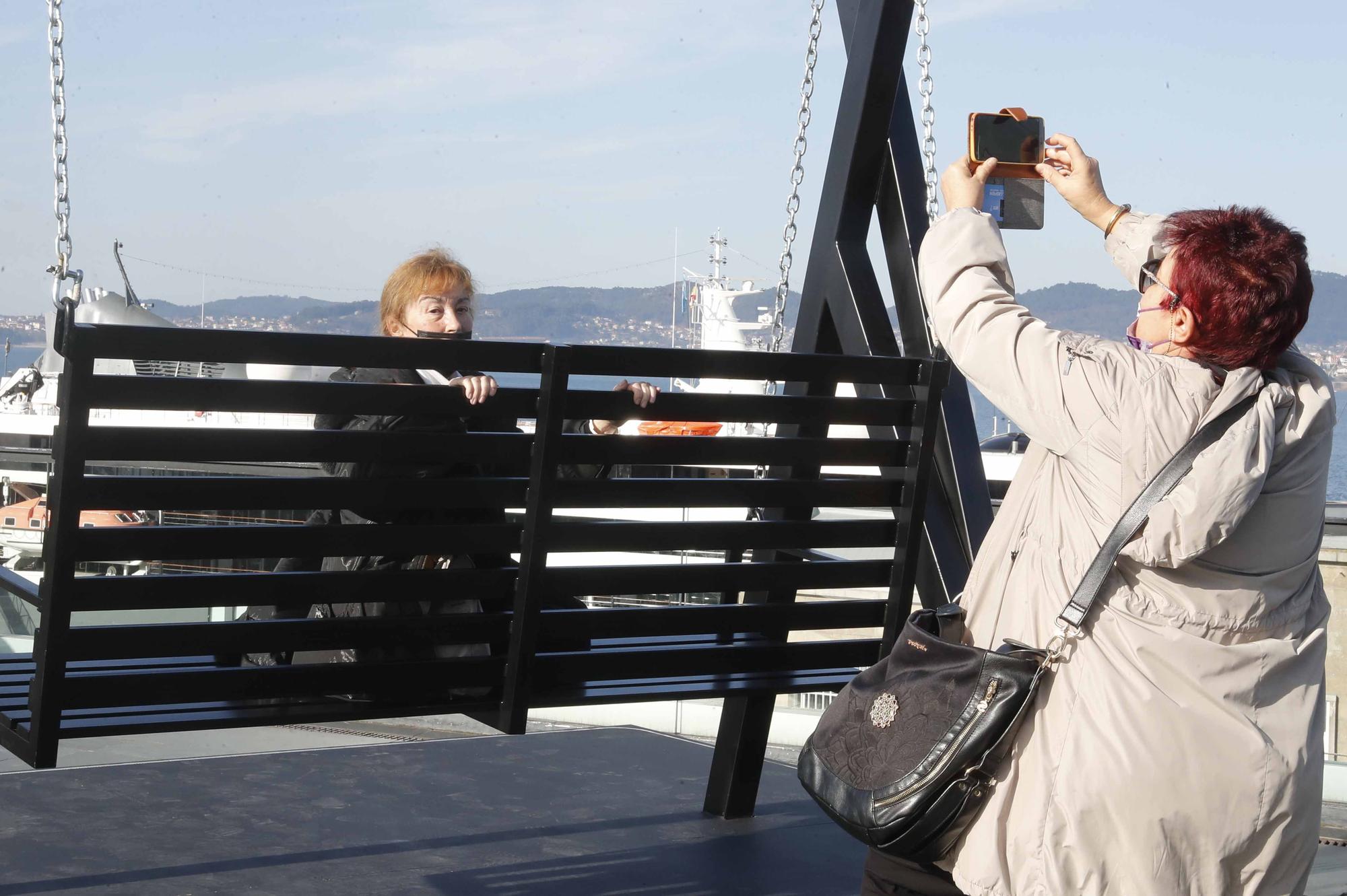 Vigo también tiene su selfie-columpio con vistas