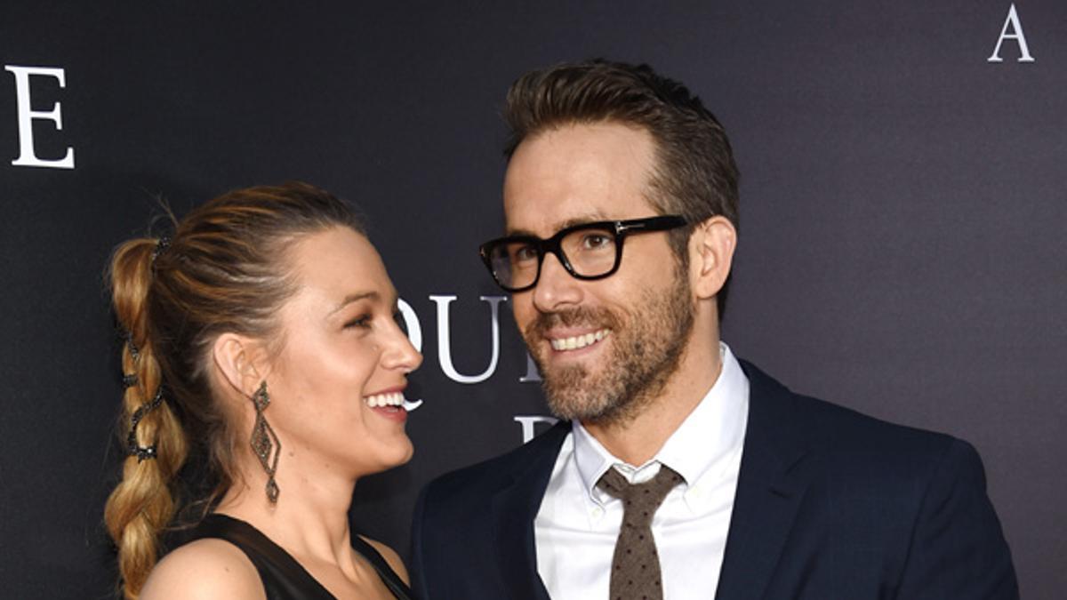 Blake Lively junto a Ryan Reynolds en el estreno de 'A quiet place'