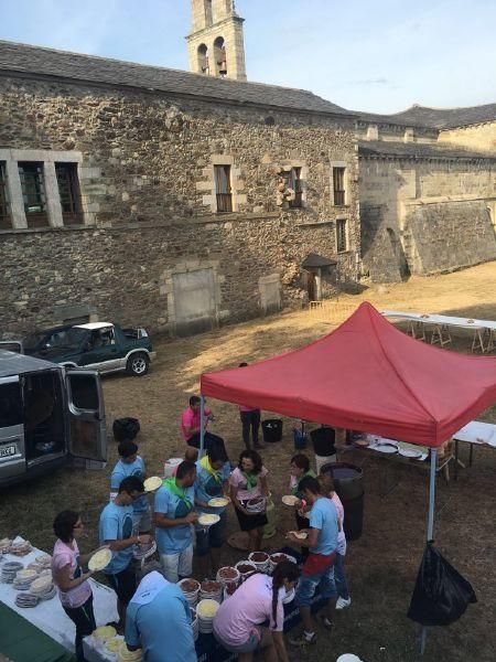 Merienda popular en San Martín de Castañeda