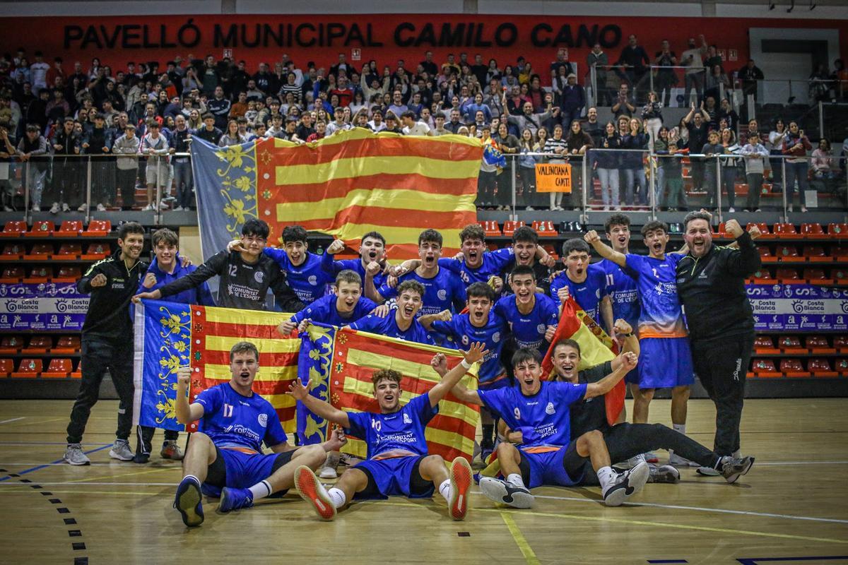 La Selección Cadete Masculina de Teo Pros y Vicente Martínez, campeona de España.