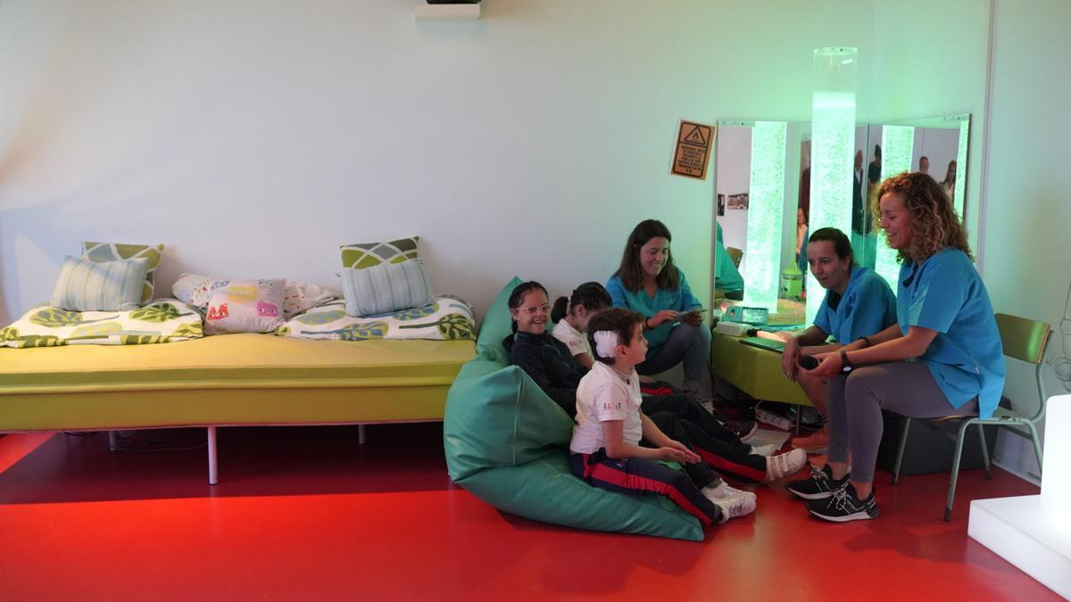 Aula multisensorial del Colegio de Educación Especial Nuestra Señora de los Volcanes.