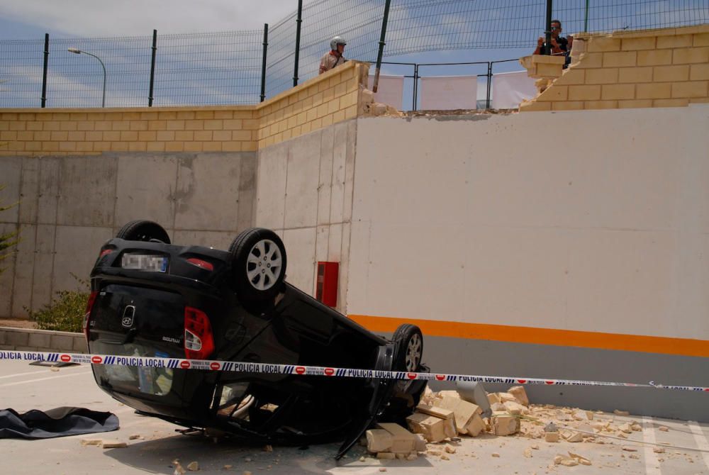 Herida una mujer al precipitarse su coche