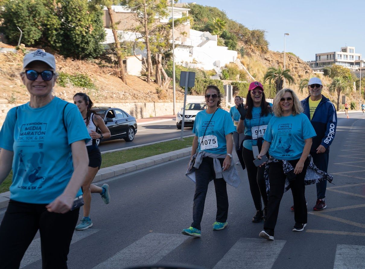 Una imagen de la VIII Carrera Litoral de Benalmádena.