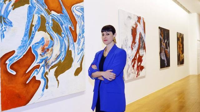 Mariana Gomes expone sus cuadros en el MARCO.