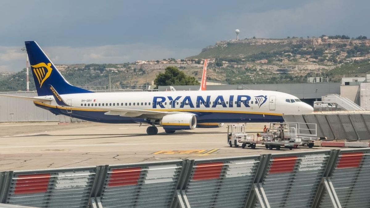 Avión de Ryanair.