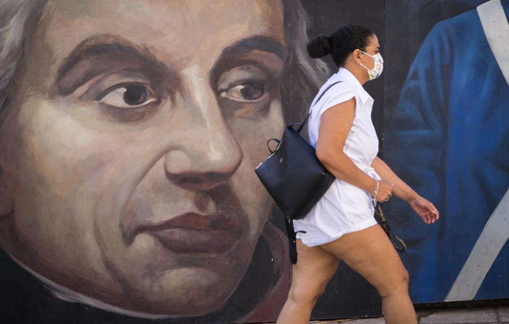 Uso de la mascarilla en Santa Cruz de Tenerife