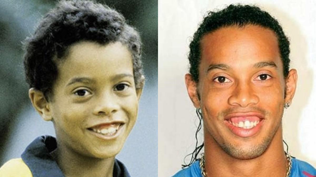 La evolución de Ronaldinho