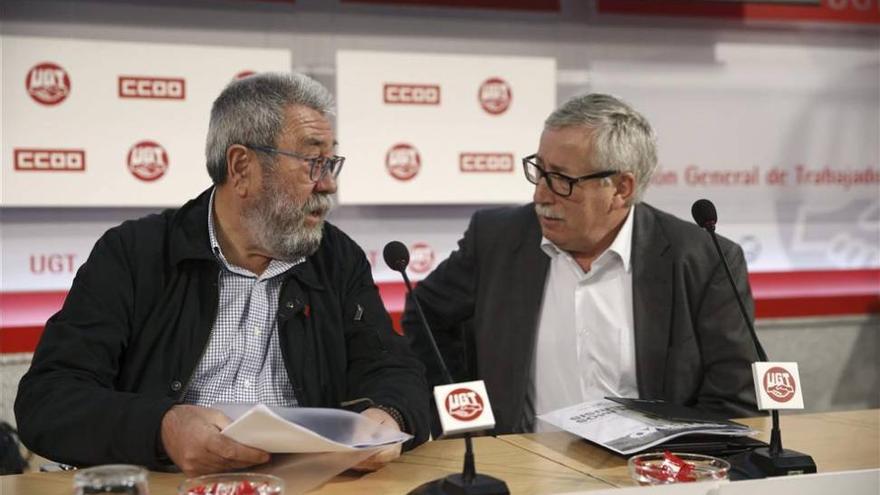 CCOO y UGT creen que el mensaje de crecimiento de Rajoy no tiene garantías