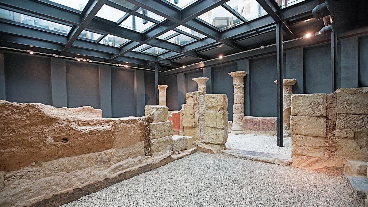 Restos de la domus romana del Hospes Bailío.
