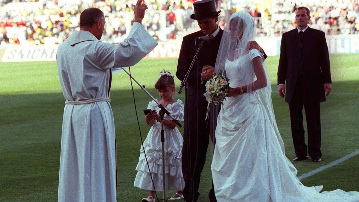 Una imagen de la boda celebrada en Marsella en 1998
