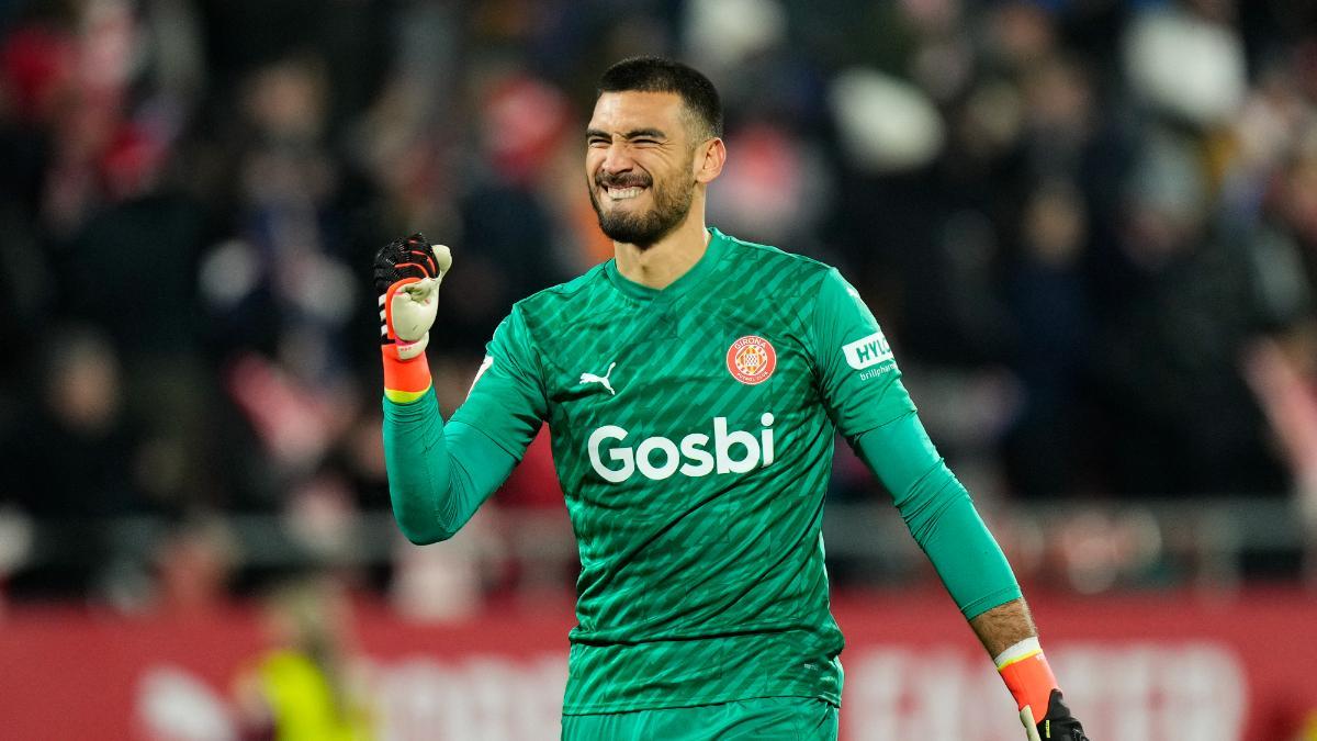 Sin hacer demasiado ruido, Paulo Gazzaniga se ha convertido en una de las piezas clave del Girona de Míchel