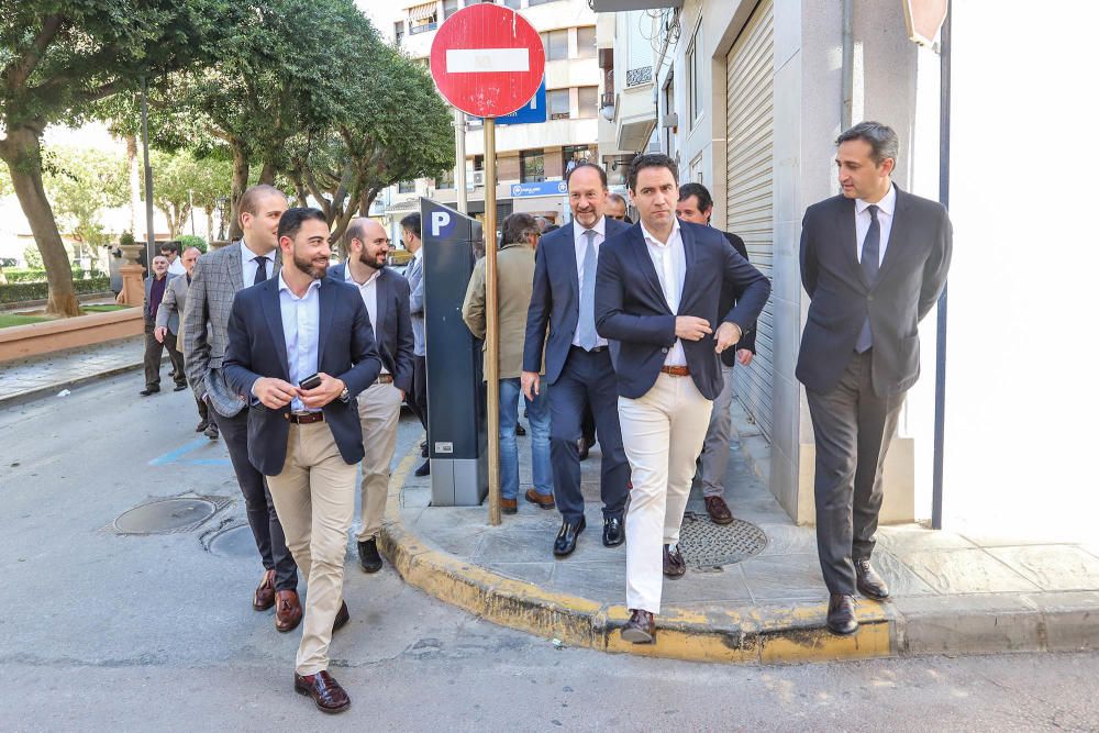 Visita del secretario general del PP nacional, Teodoro García Egea a Orihuela