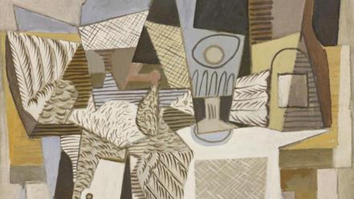Pablo Picasso, 'Naturaleza muerta con paloma' (1919)