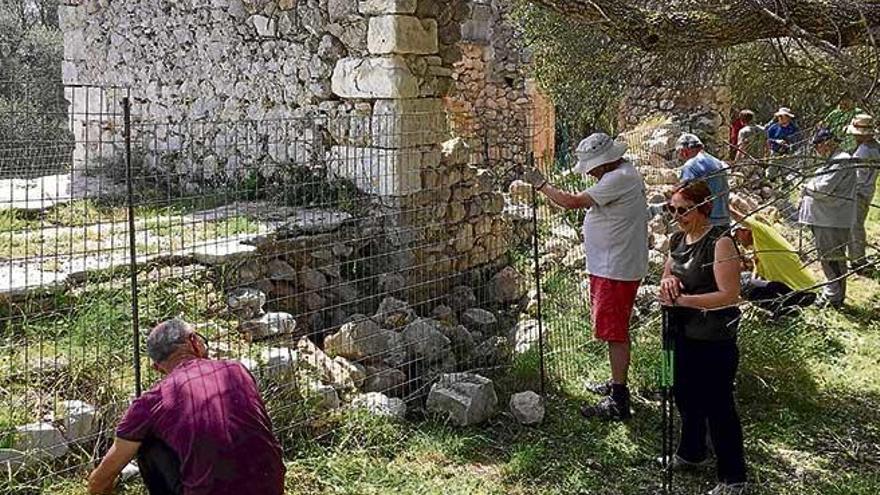 Jornada de trabajo en el Puig de Sant Nofre