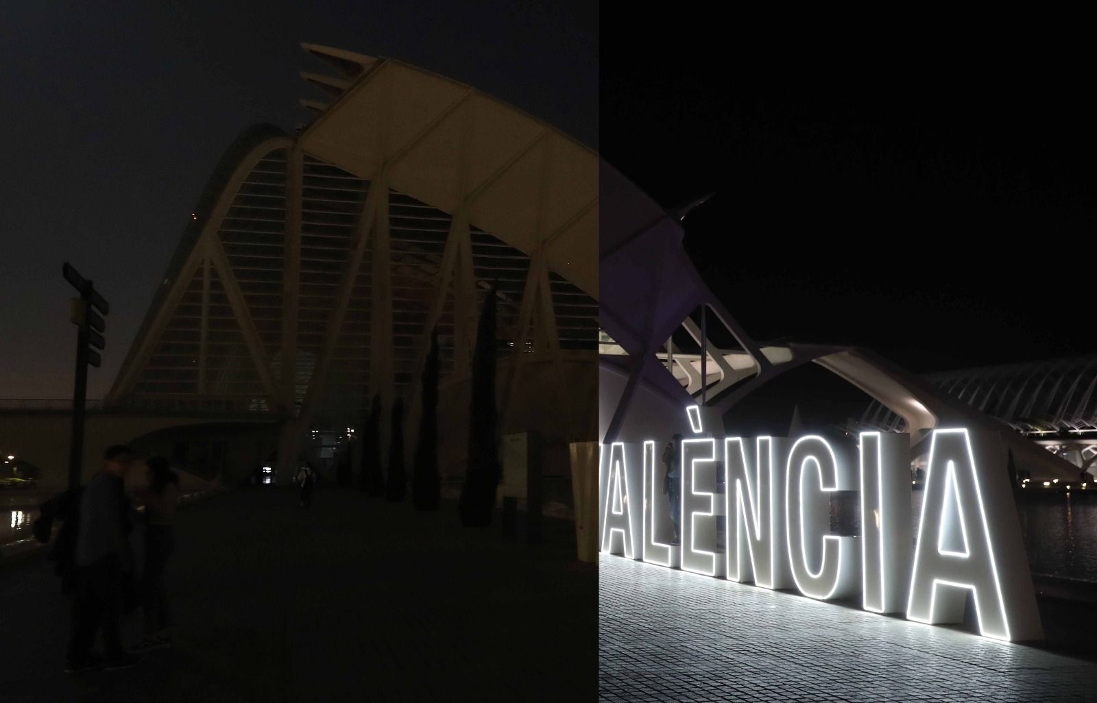 Así ha sido el apagón de la Hora Planeta en València