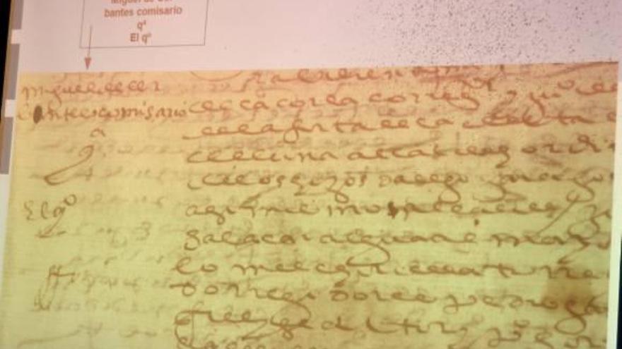Hallan cuatro documentos inéditos sobre Cervantes, uno de ellos con su firma