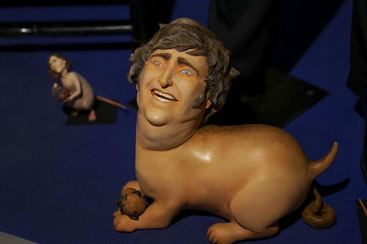 Milei en el Museo de Cera de Madrid, de la mano del artista Nicolás Miranda.