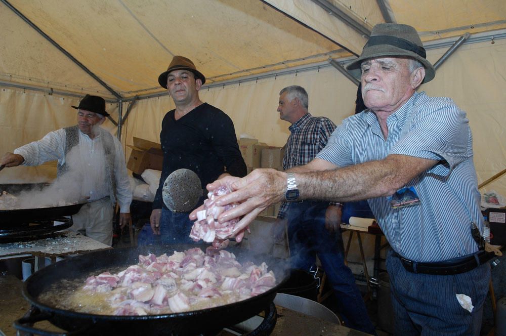 Feria de productos de la tierra en San Mateo