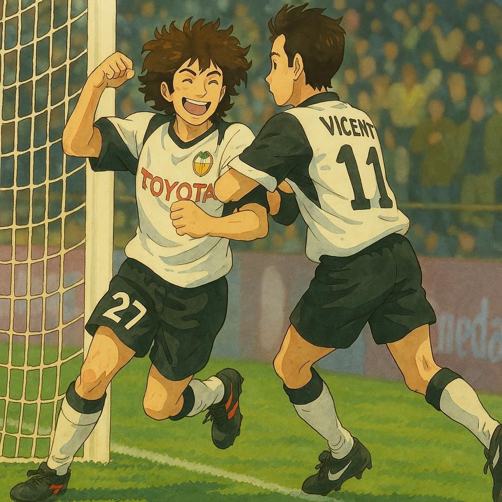 El Valencia del doblete, un equipo de dibujos animados