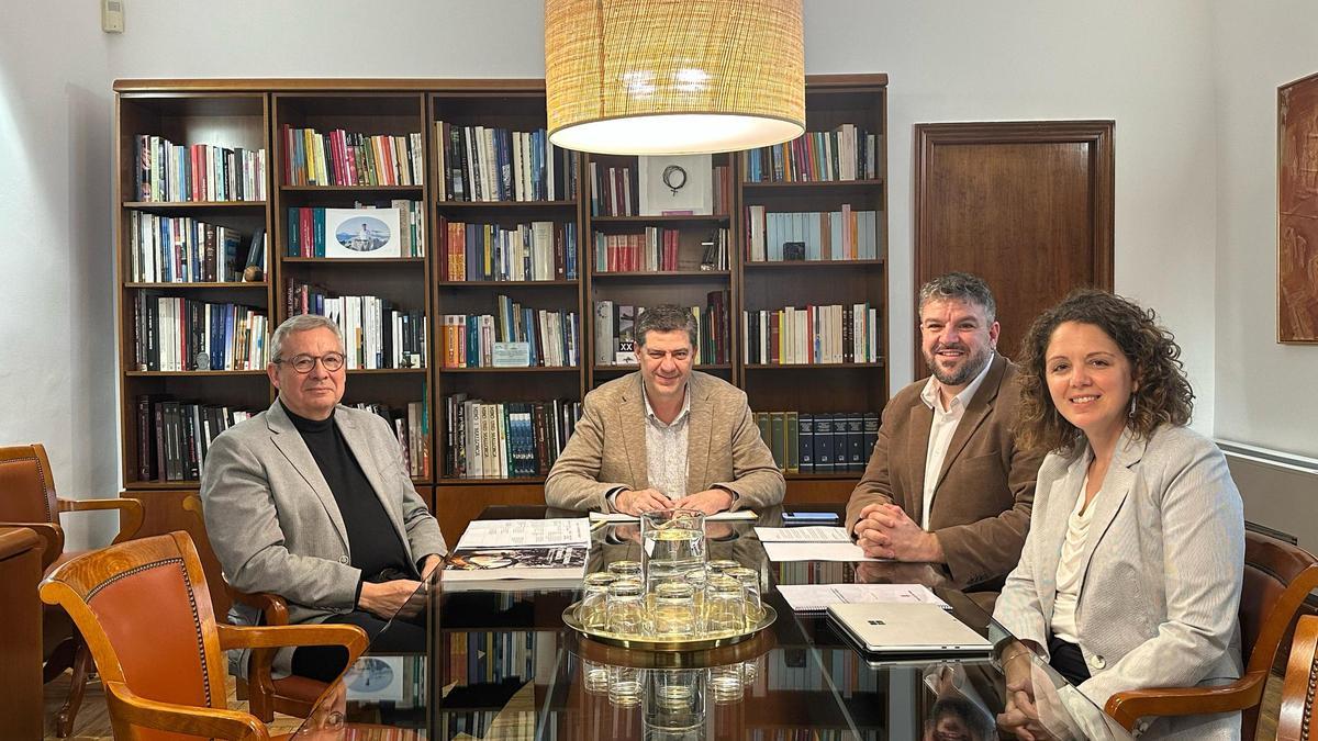 Josep Aloy, Jaume Bauzá, Lluís Apesteguia y Marta Carrió.