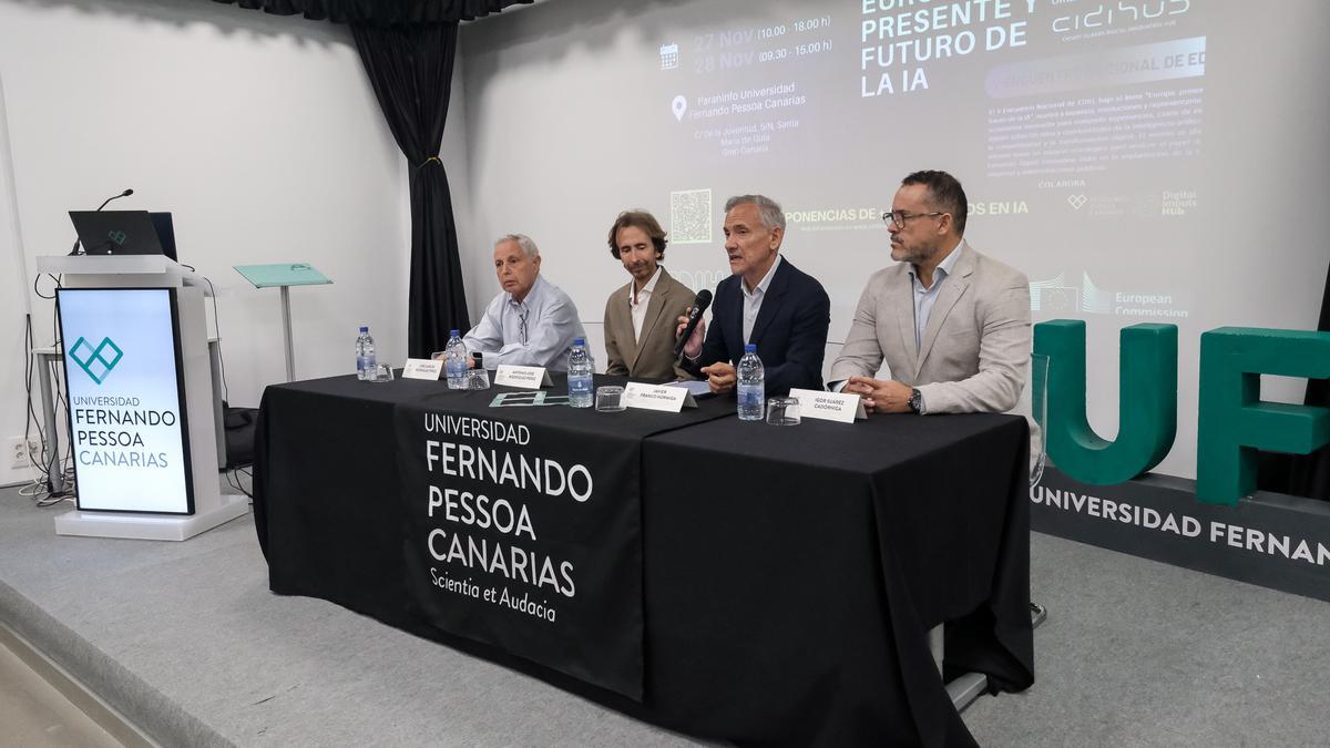 De izquierda a derecha, José Carlos Rodríguez Pérez, Antonio José Rodríguez Pérez, Javier Franco Hormiga e Igor Suárez Cadórniga.