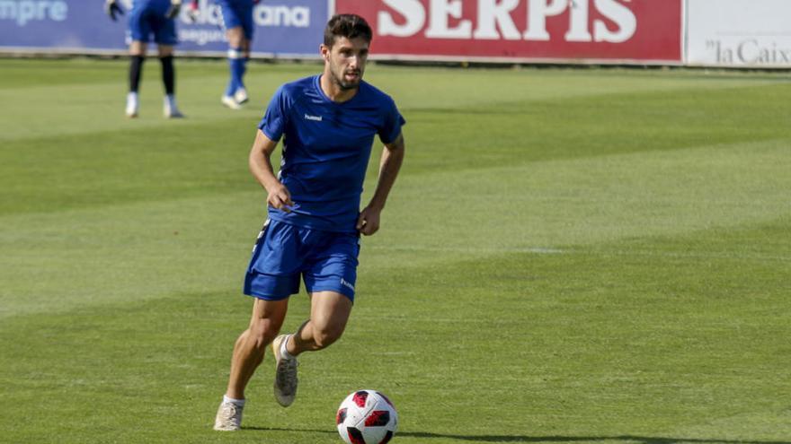 Ruba durante un entrenamiento.