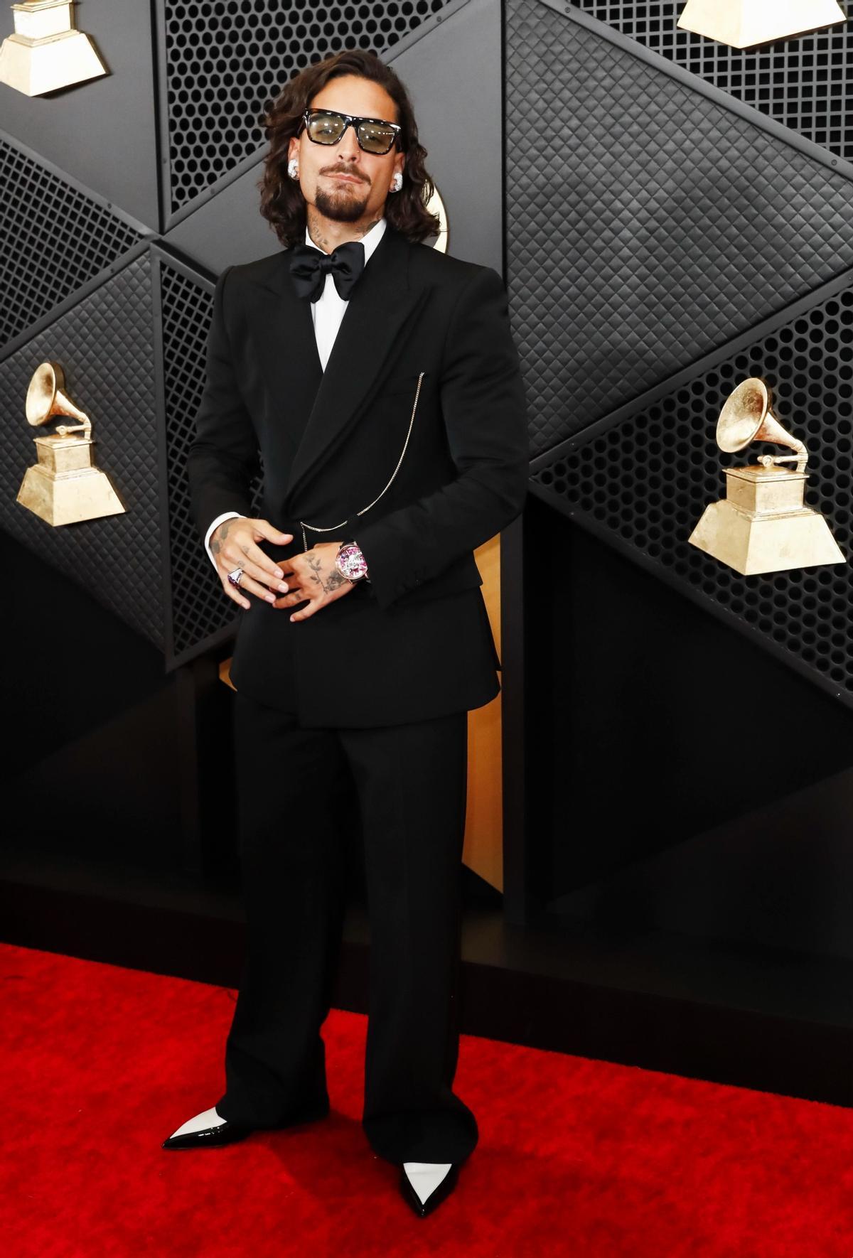 Maluma, en los Grammy 2024.