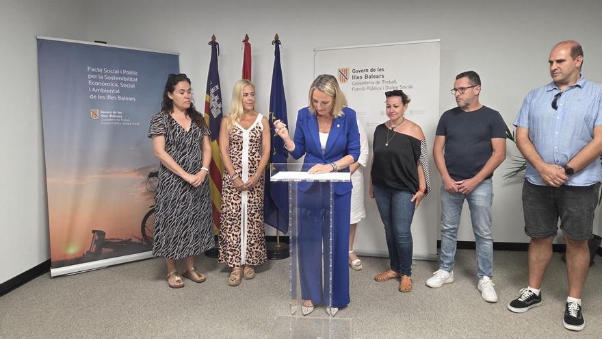 VÍDEO | Acuerdo histórico entre Govern y sindicatos: los trabajadores de las empresas instrumentales de Baleares cobrarán la carrera profesional