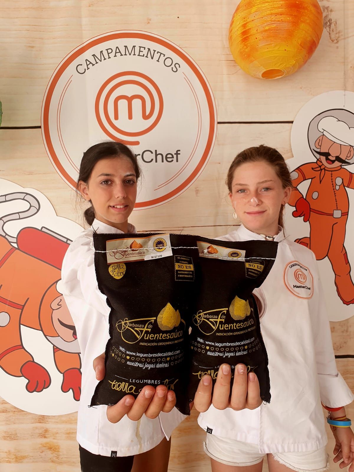 GALERÍA | Campamentos MasterChef con Aurelia, Garrote y alimentos de Zamora