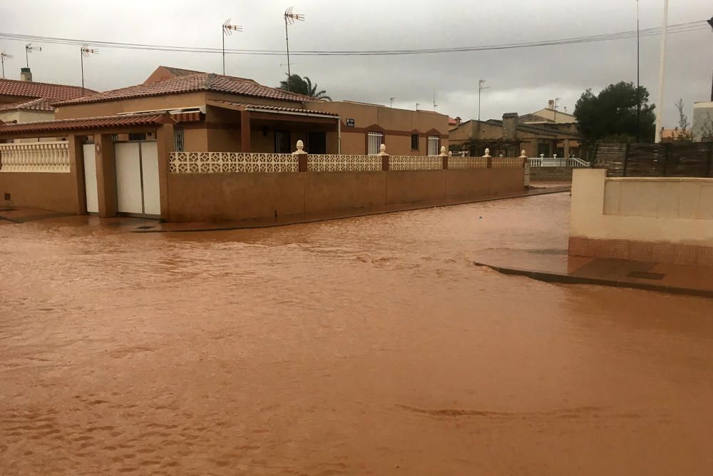 Las consecuencias de las lluvias en el Mar Menor