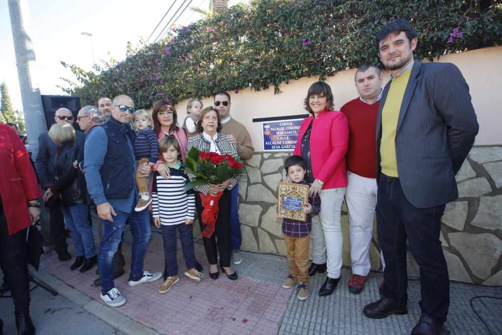 Edmundo Seva ya tiene su calle en Sant Joan d'Alacant