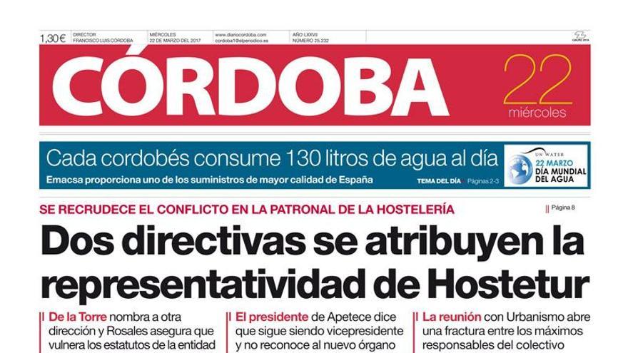 La portada de CÓRDOBA