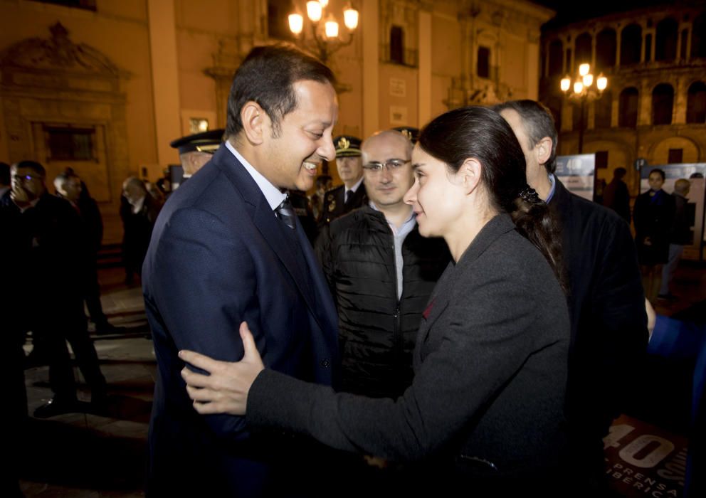 Inauguración de la exposición 'España y Prensa Ibérica: 40 años de historia democrática'