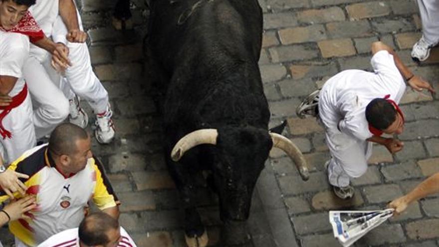 Carrera muy rápida y limpia en el sexto encierro de los Sanfermines