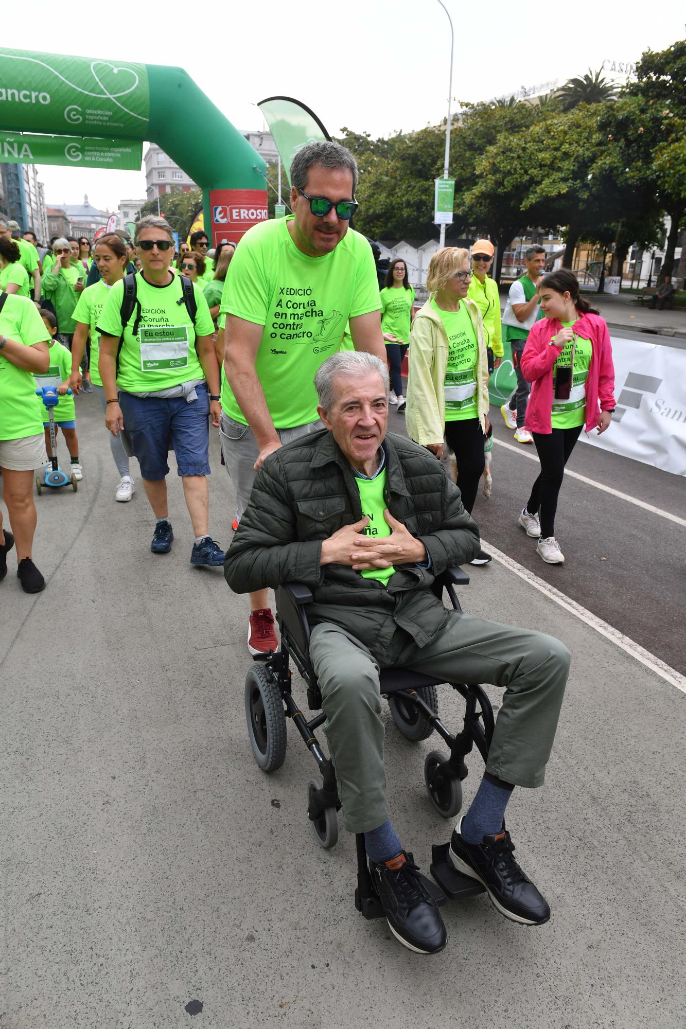 Más de 2.400 participantes en la Andaina Solidaria Contra o Cancro en A Coruña