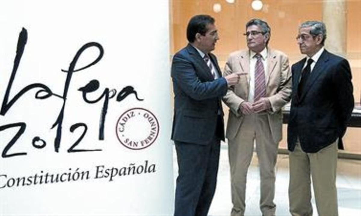 Braulio Medel, a la dreta, el dia 3 amb Luis Pizarro i Antonio Pulido. Braulio Medel, a la dreta, el dia 3 amb Luis Pizarro i Antonio Pulido.