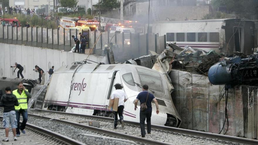 Accidente ferroviario de Angrois, ocurrido en julio de 2013.