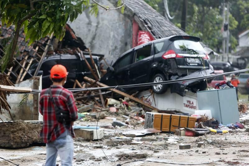 Imágenes de la catástrofe en Indonesia