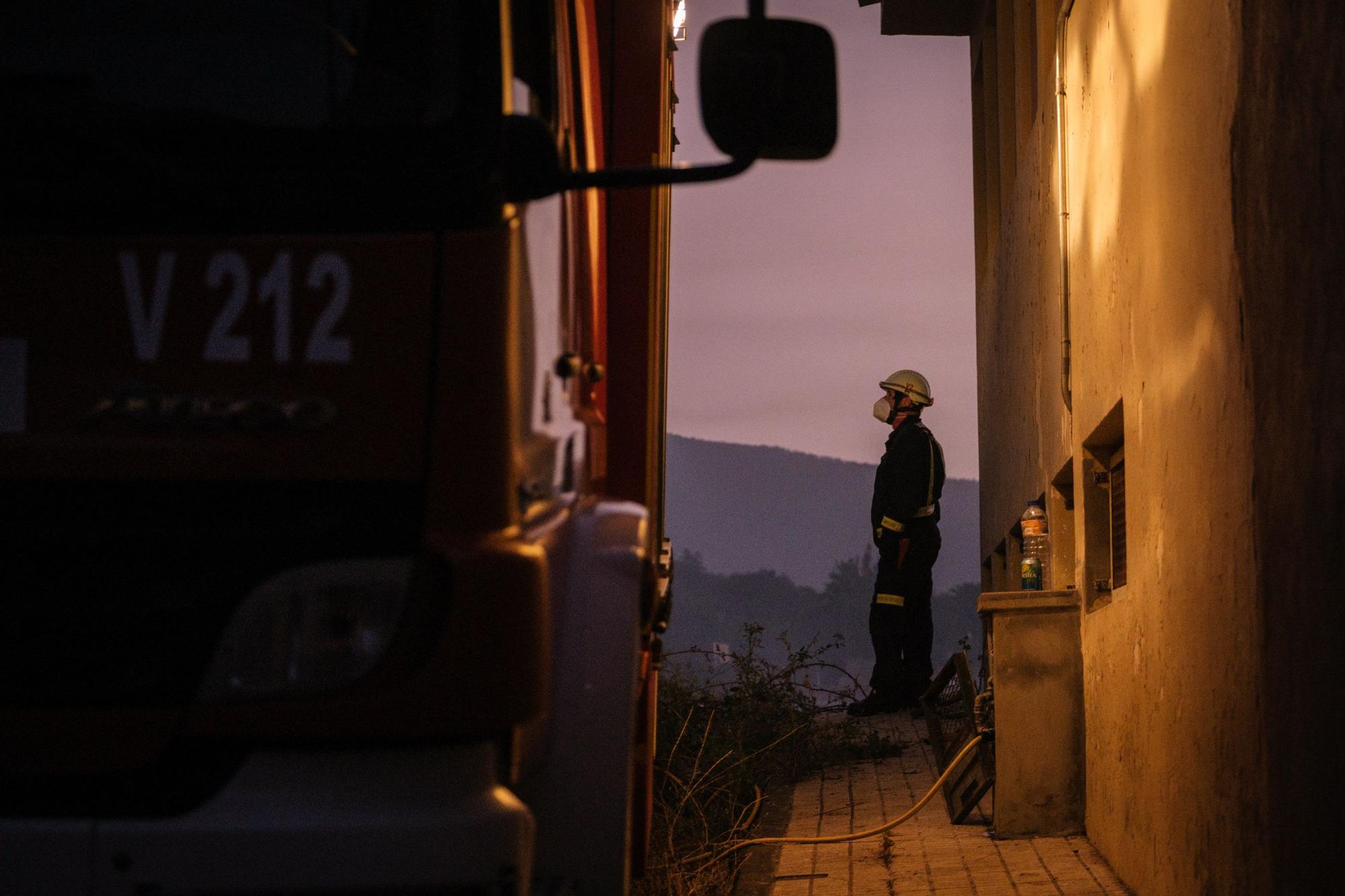 Incendio en La Orotava