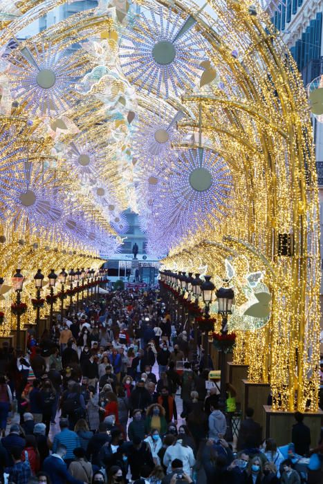 Encendido de las luces de Navidad del Centro de Málaga